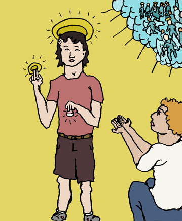 Haha Ike you so crazy. Homeless people are black not white.